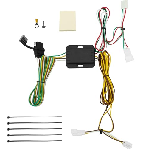 55580 Vehicle-Side 4 Pin Connector Wiring Harness Kit Fit for 2004-2010 Toyota Sienna