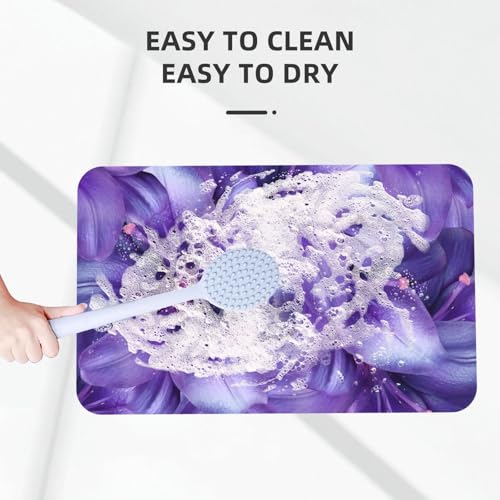 Tapis de bain super absorbant en diatomée lavable et à séchage rapide - 8