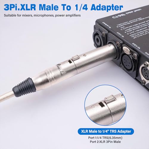 SINUS LIVE 4 Adaptadores XLR macho a TRS 1/4" miniatura 6