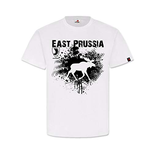 T-shirt East Prussia blanc motif élan pour vos sorties culturelles
