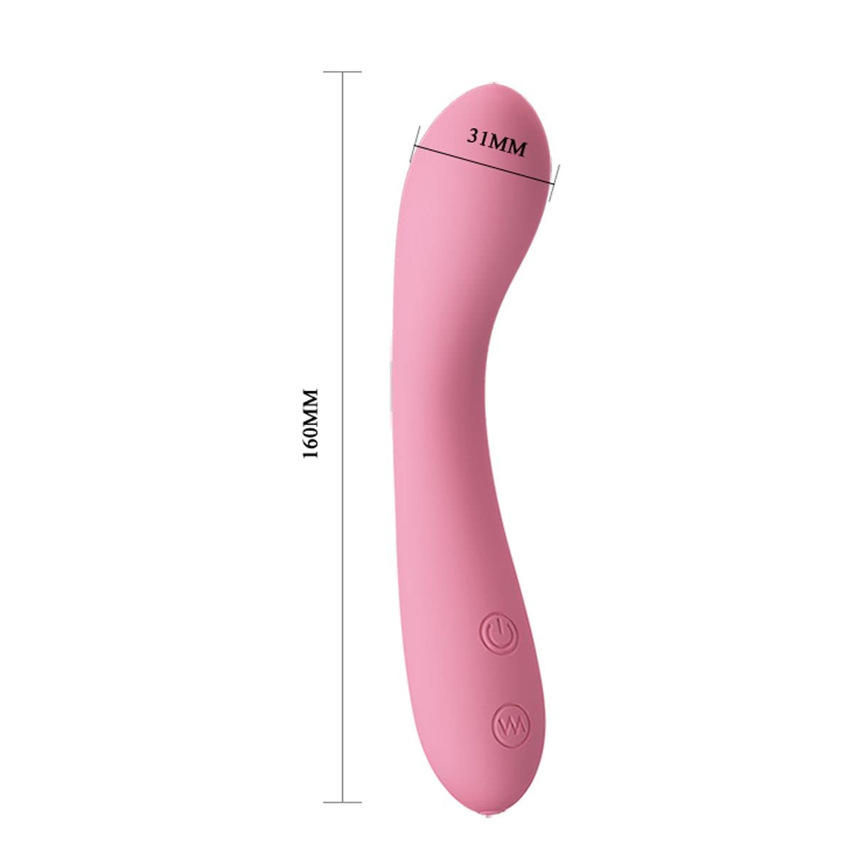 Pretty Love Vibrador Gloria, Rosa Claro - 530 gr