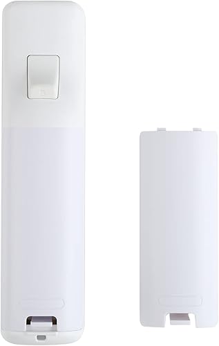 Miniatura 2 de Cubierta de la batería del mando a distancia Wii, paquete de 2 contraportadas de repuesto para Nintendo Wii U Remote - Blanco
