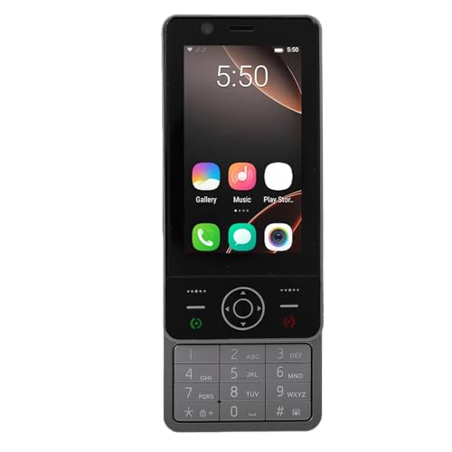 Plyisty Téléphone Coulissant 4G, Téléphone Portable débloqué Double SIM à écran Tactile de 3,0 Pouces avec Batterie WiFi Bluetooth 2000 MAh, pour 8.1 (Grey)