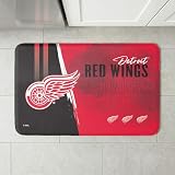 Northwest NHL Detroit Red Wings Embossed Anti-Fatigue Mat, Cushioned Kitchen Floor Rug, Non-Slip PVC Standing Comfort, 18 x 30 in