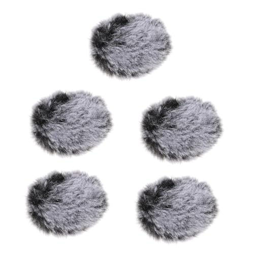 Bonnette anti-vent microphone fluffy insonorisée bloquant les bruits d'air en extérieur