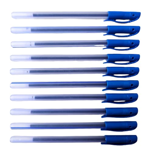 Image of SSKR Pack of 40 Pcs Use and Throw Pens | Blue Ink Ball Point Pen 0.7mm Tip for Precision Writing | Smooth Flow of Ink | Smudge Free Writing Experience