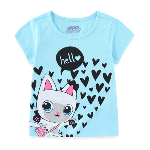 DREAMWORKS GABBY'S DOLLHOUSE Universal Girls 3 Pack Short Sleeve T-Shirt for Big Kids4