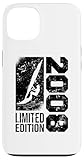 Carcasa para iPhone 13 Tabla de windsurf Velas Vintage 2008 Cumpleaños Windsurfing