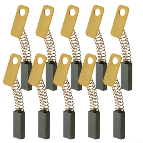 10PCS Generador Cepillo de Carbono para Tractor, Carretilla Elevadora y Vehículos Agrícolas 5x7x19mm Piezas de Repuesto