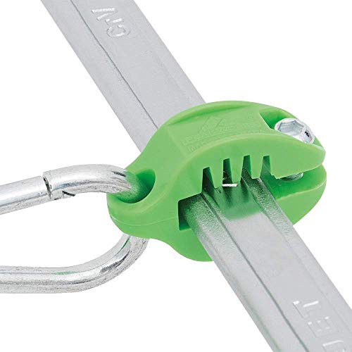 Image of Peakworks Tool Tethering System, 15 /16 inch x 5 /16 inch Flat Clamp, HDPE, Green, V8561501