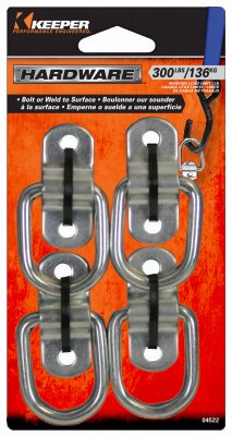 D-Ring With Bracket, 1-In.