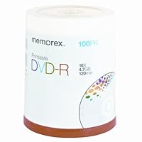 Algopix Similar Product 8 - Memorex DVDR 16x 47GB 100 pack