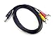 Haokiang 5 Feet/1.5m USB to 3 RCA Audio Video AV Composite Adapter Cable (USB Male/3 RCA Male)