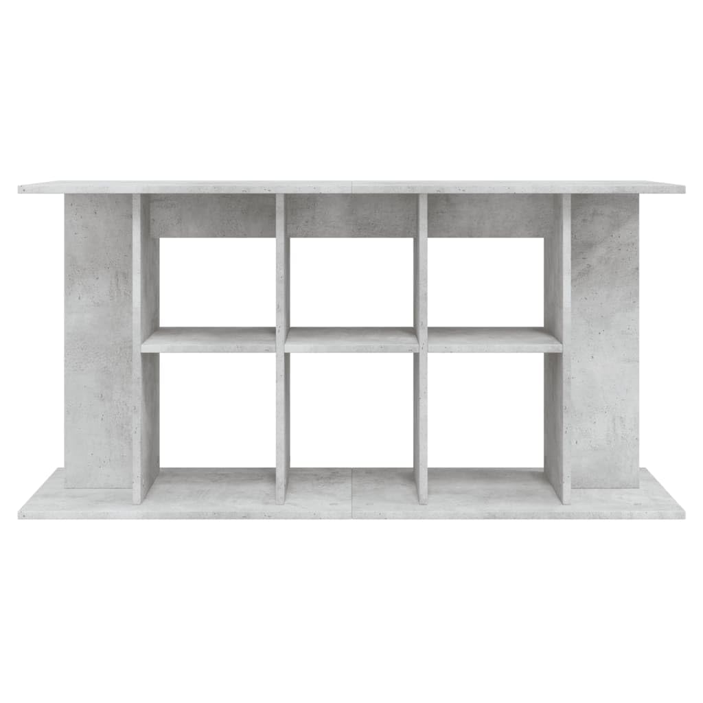 vidaXL Soporte de Acuario Madera ingeniería Gris hormigón 120x40x60 cm