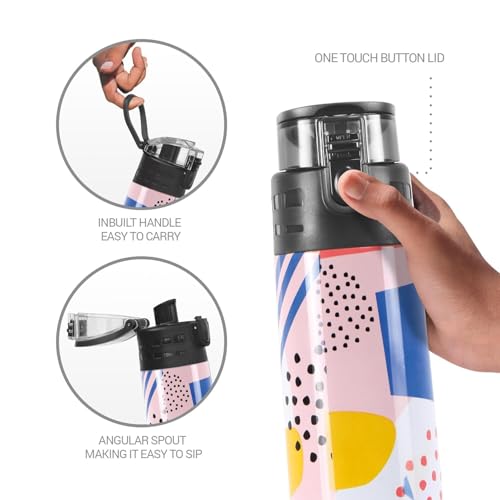 Image of Spare Lid Compatible with Milton Artesia Thermosteel Bottle Fits 500ml, 600ml Bottles Leak-Proof Replacement Cap for Hot & Cold Insulated Water Bottle Durable & Secure Fit (Lid Only)