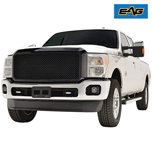 Eag Mesh Grille Replacement Abs Grill Fit For 11-16 Super Duty #TOP2
