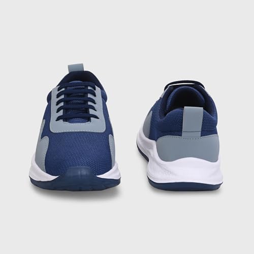 Image of Centrino Platform Sneakers for Men | Casual Shoes for Man Stylish | Chunky Sole Lace-Up Canvas Walking Shoes | Cushioned Insole | Lightweight Breathable Comfortable | Anti-Skid Sole | Mens Shoes New (6820)