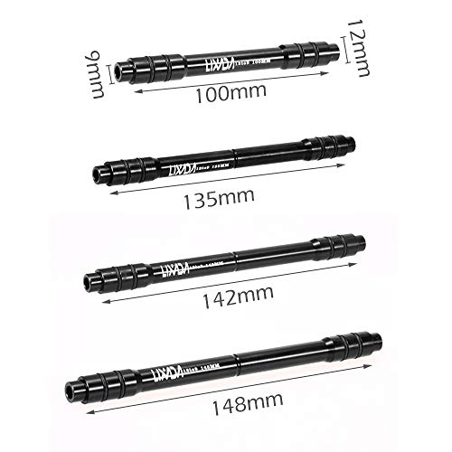 image for Lixada Mountain Bike Bicycle 12mm to 9mm QR Adapter Thru Axle Hub Quic