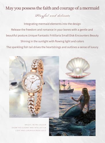 Image of OLEVS Diamond Watch for Women Luxury Dress Rose Gold Bracelet Casual Elegant Waterproof Date Ladies Quartz Wrist Watches
