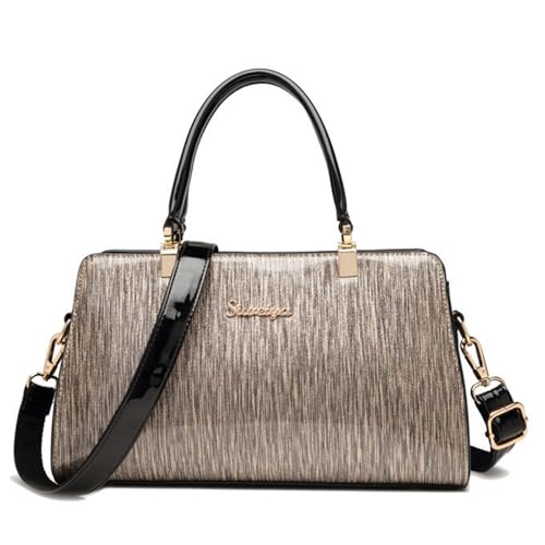 Bolsas e bolsas femininas bolsa mensageiro feminina couro PU alça superior bolsa de ombro, B