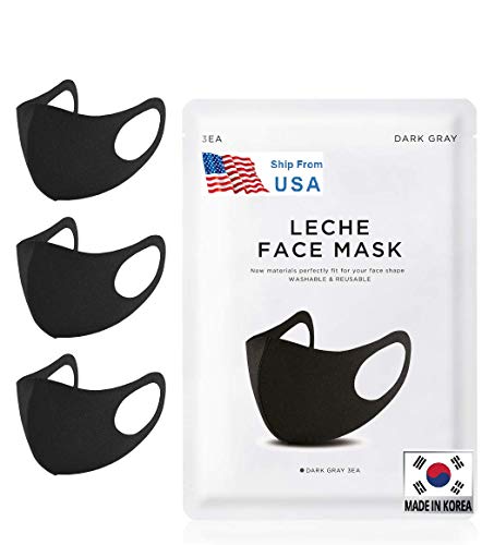 3PCS Made In Korea Face Mask Reusable Washable Dust Face Cover Fashion Breathable