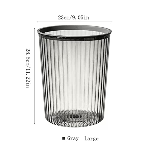 Poubelle plastique grand modèle noire design ouvert et pratique - 2