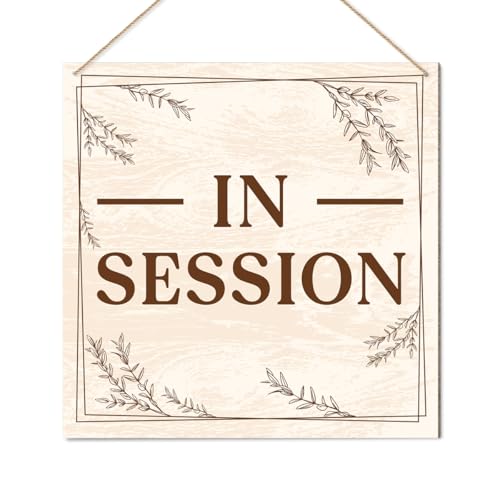 In Session Door Sign, In Session Door Sign for Therapists Home Office Clinic Studio Meeting Treatment Massage Room Decor, Meeting in Session Sign, In Session
