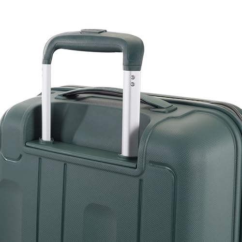 Image of American Tourister Ivy 2.0 | Medium Size Check-in Trolley Bag (68 cm) | 360 8 Wheel Travel Luggage | Hard Case Polypropylene (PP) Suitcase | Combination Lock | Dark Forest