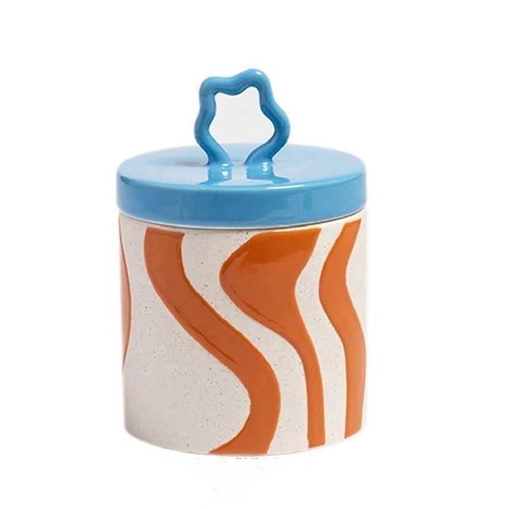 Cucina Barattolo portaoggetti colorato porta burro in ceramica da appoggio