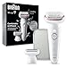 Braun Epilator Silk-épil 9, Hair Removal Device, Women Shaver & Trimmer, Pivoting Head, Wet and Dry Epilator, Includes Shaver Head and Trimmer Comb, SES9-030