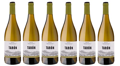 6x 0,75l - Bodegas Tarón - Tempranillo Blanco - barrel aged - Rioja D.O.Ca. - Spanien - Weißwein trocken Cover