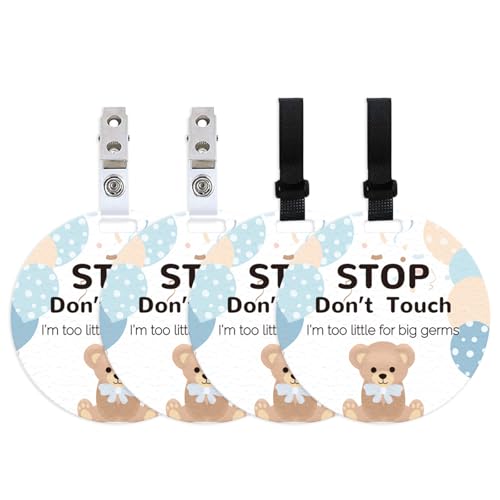 Étiquette siège auto Do Not Touch Baby ORIGACH, la solution pour protéger votre nouveau-né