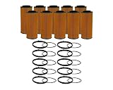 Set of 10 Engine Motor Oil Filters For Audi Porsche Volkswagen A4 Quattro A5 A6 A7 A8 Cayenne