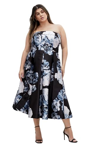 Image of City Chic Women's Plus Size Dress - Tiffany Bloom