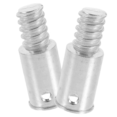 Unomor Metal Threaded Handle Tips for Mop Pole Broomstick Connector for Easy Cleaning