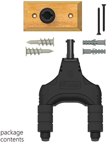 Sondery Guitar Hanger Wall Mount, Auto Lock and Adjustable Hook Holder Wall Stand for Acoustic and Electric Bass Guitars, Not for Nitro-finish