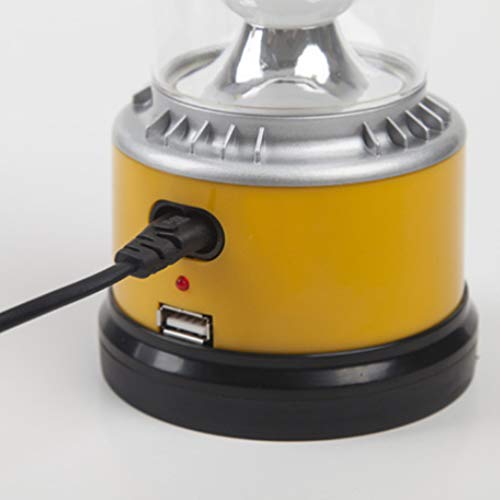 Lanterna de LED Uonlytech para acampamento alimentada por energia solar, recarregável para ambientes
