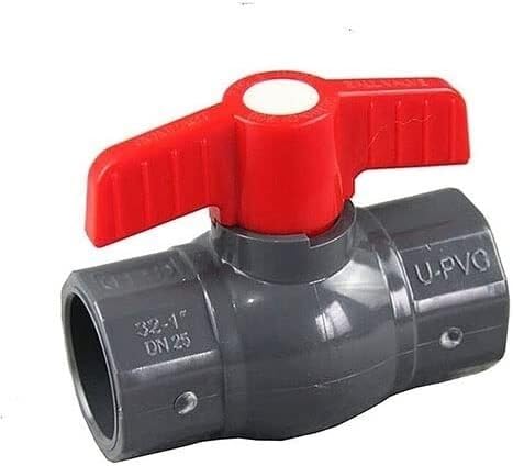 Robinet à bille en PVC gris 75mm raccord de tuyau de jardin