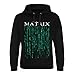 The Matrix Licenza Ufficiale Epic Felpa con Cappuccio (Nero), Medium