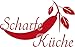 GRAZDesign 780045_57x36_031 Tür-Aufkleber Scharfe Küche Chilischote | Tattoo für Küchen-Tür - selbstklebend (36x57cm // 031 rot)
