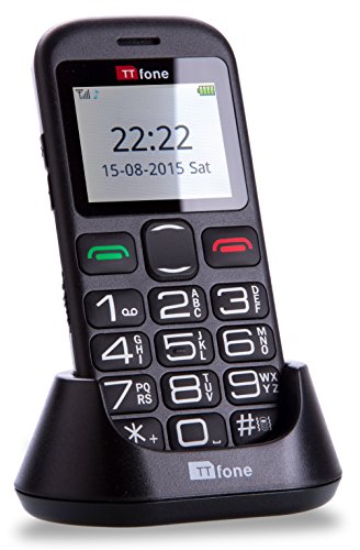 TTfone TT850 Jupiter 2: Enkel Mobiltelefon för Seniorer med Docka