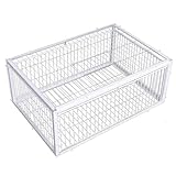 Piège à Pigeons, piège à Oiseaux avec entrées Sens Unique et Lucarne, Cage Pigeons en métal de 16 x 12 x 10 Pouces pour fermes, granges, Jardins, Cage d'élevage de colombes