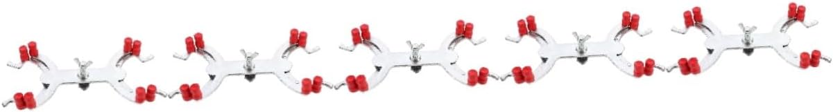 SMASOLO Laboratory Aluminum Buret Clamp Titration Clip for Experiment Fixing Accessories Lightweight Design Easy to Use Titration Table Safe and Compact Holder