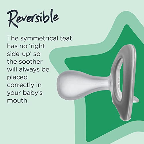 Tommee Tippee Advanced Sensitive Skin Pacifier, Unique Shield For Less Skin Contact, Symmetrical Design, Bpa-Free Binkies, 0-6M, 4 Count #TOP4