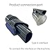 IX141 Pet Cordless Stick Vacuum Replacement Parts Compatible With Shark Pet Cordless Stick IZ162H IZ163H IZ362H IZ562H IZ140 IZ142 UZ145 Crevice Tool Horse Hair Brush Attachment for D-Shaped Vacuum