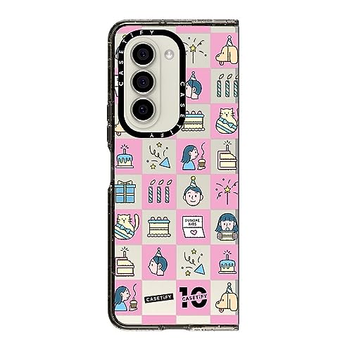 Coque Galaxy Z Fold 5 CASETiFY motif damier pour un style urbain quotidien