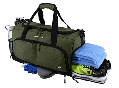 Image of Ultimate Gym Bag 2.0: The Durable Crowdsource Designed Duffel Bag with 10 Optimal Compartments Including Water Resistant Pouch
