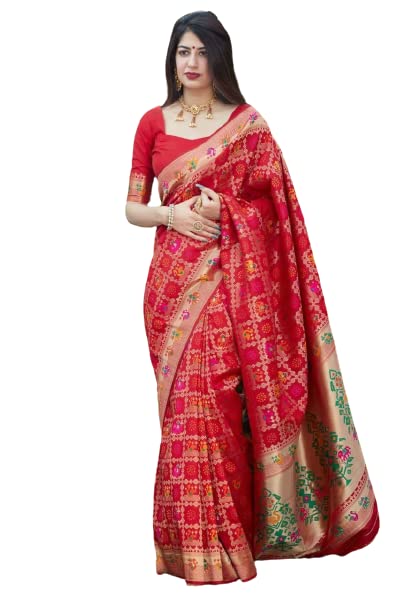 Image of Flosive Women's Banarasi Silk Saree
