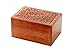 Memorials4u Solid Rosewood Cremation Urn with Hand-Carved Real Tree Design for Human Ashes - Adult Funeral Urn Handcrafted and Engraved - Affordable Urn for Ashes - Wood Urn (Tree of Life)