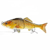 Amazon | 152 ミリメートル 52 グラムジョイントルアーバス釣り餌金属